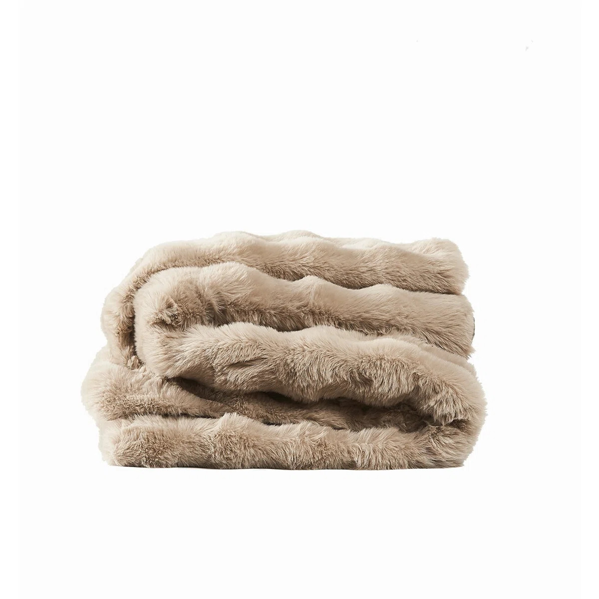 Frye Bubble Faux Fur Throw Blanket | Wayfair North America