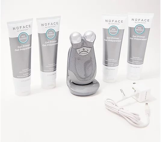 NuFACE Trinity Facial Toning Device w/ 1-Year Supply of Gels | QVC