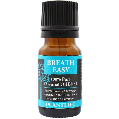Plantlife Breathe Easy Essential Oil Blend – 100% Pure, Therapeutic Grade – No Additives or Fillers – Made in California – 10ml | Target