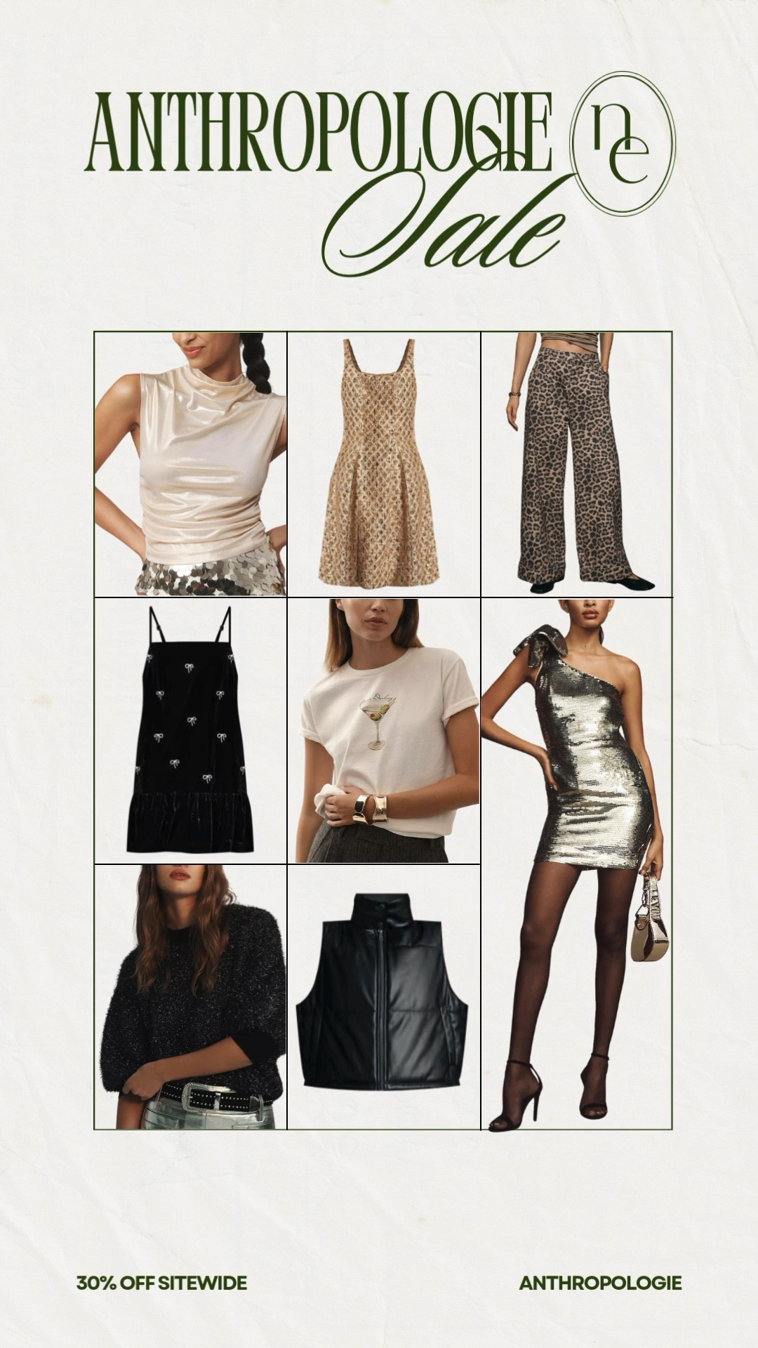 Anthropologie is 30% OFF sitewide + an extra 50% OFF sale for Black Friday! 


Holiday outfit 
Holiday dress
Mini dress
Event dress 
Cyber Monday 
Christmas outfit 

#LTKSaleAlert #LTKStyleTip #LTKCyberWeek