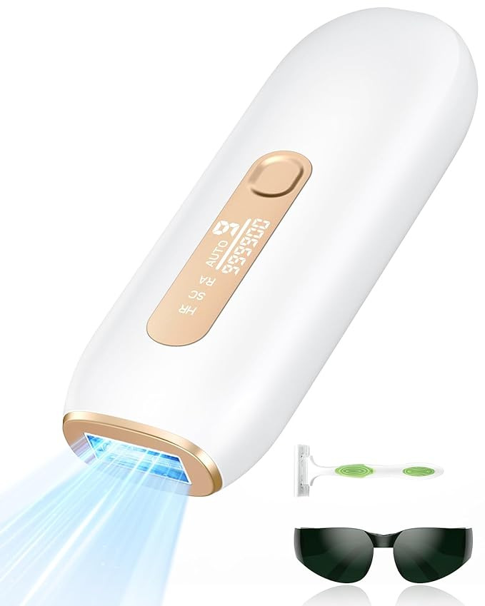 LAORICI Laser Hair Removal for Women and Men with 3-in-1 Feature, IPL Hair Removal 9 Levels 999,9... | Amazon (US)