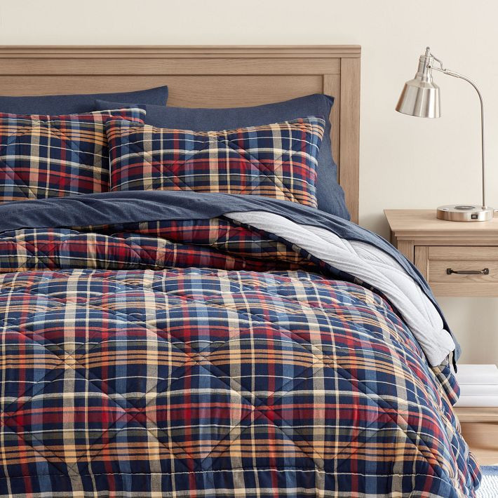 Danbury Plaid Quilt | Pottery Barn Teen