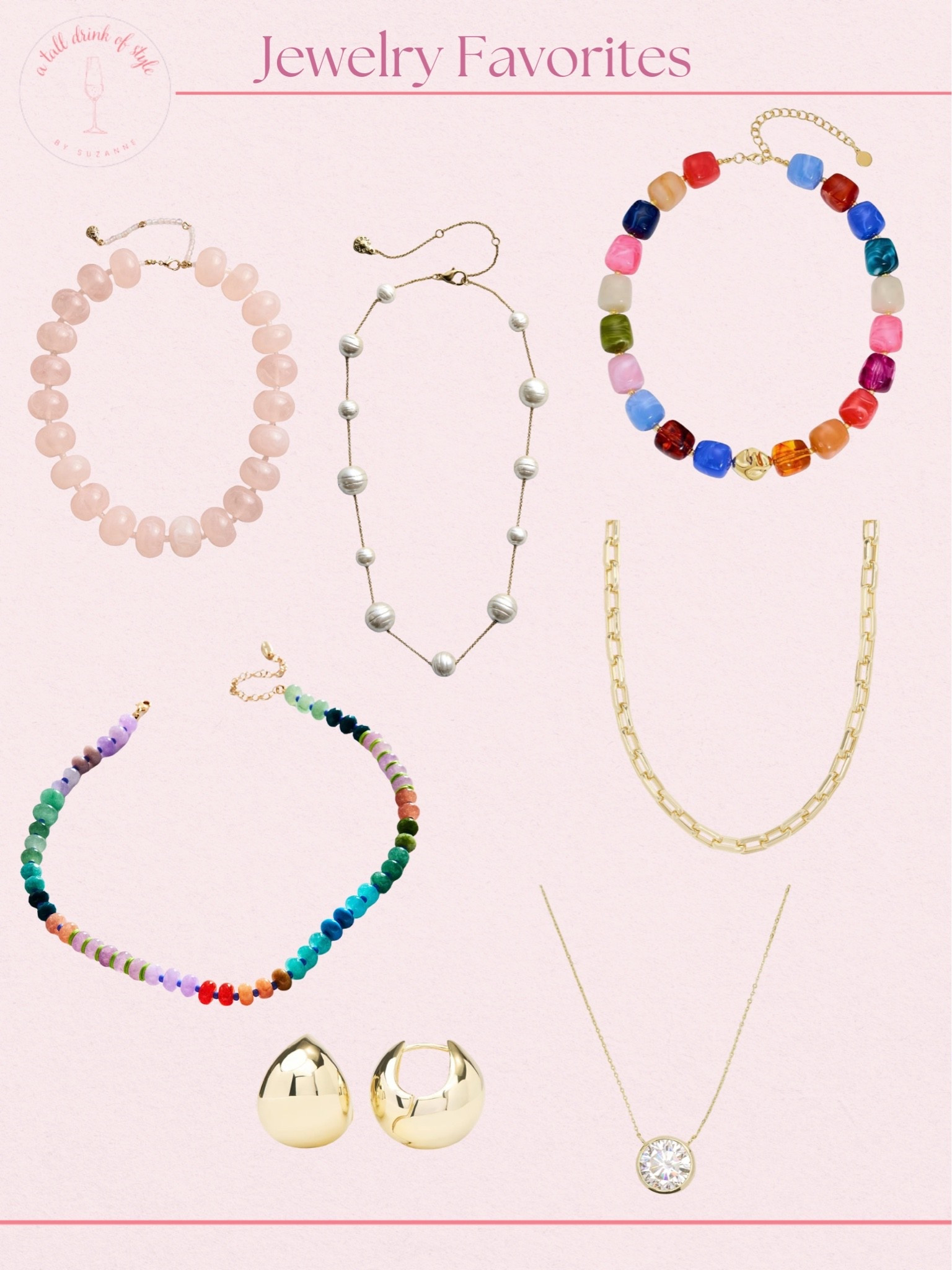 Jewelry favorites! 

Love these trending and viral beaded necklaces now. Such fun summer jewelry finds. If you’re looking for a bold piece or even a classic staple piece, there is something for everyone here!

#LTKSaleAlert #LTKSeasonal #LTKOver40