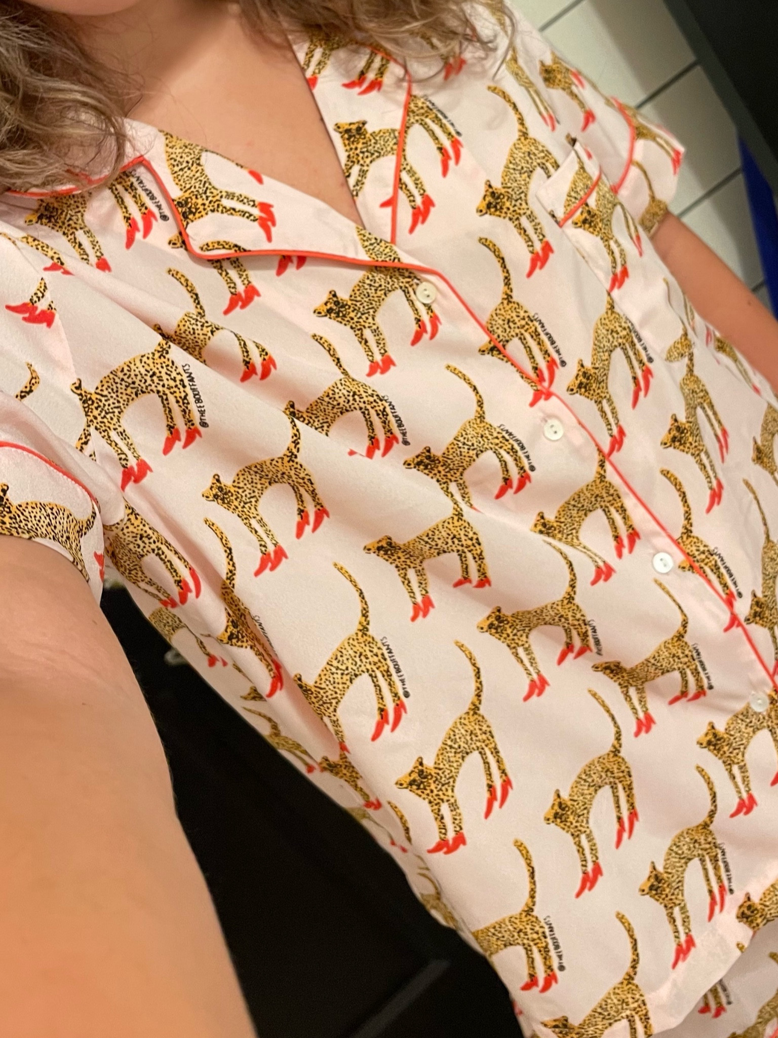 The sweetest cutest pajamas from TJ MAXX!! 🐆👠