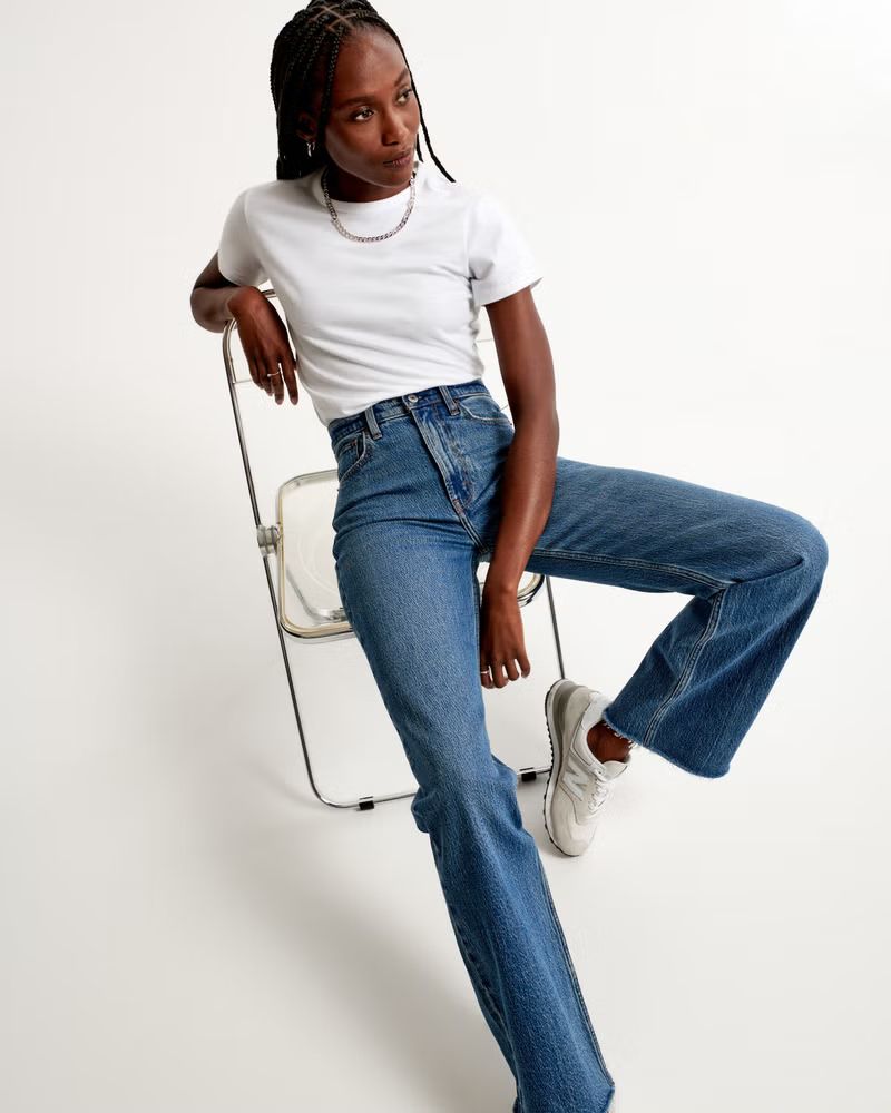 Women's High Rise 90s Relaxed Jean | Women's | Abercrombie.com | Abercrombie & Fitch (US)