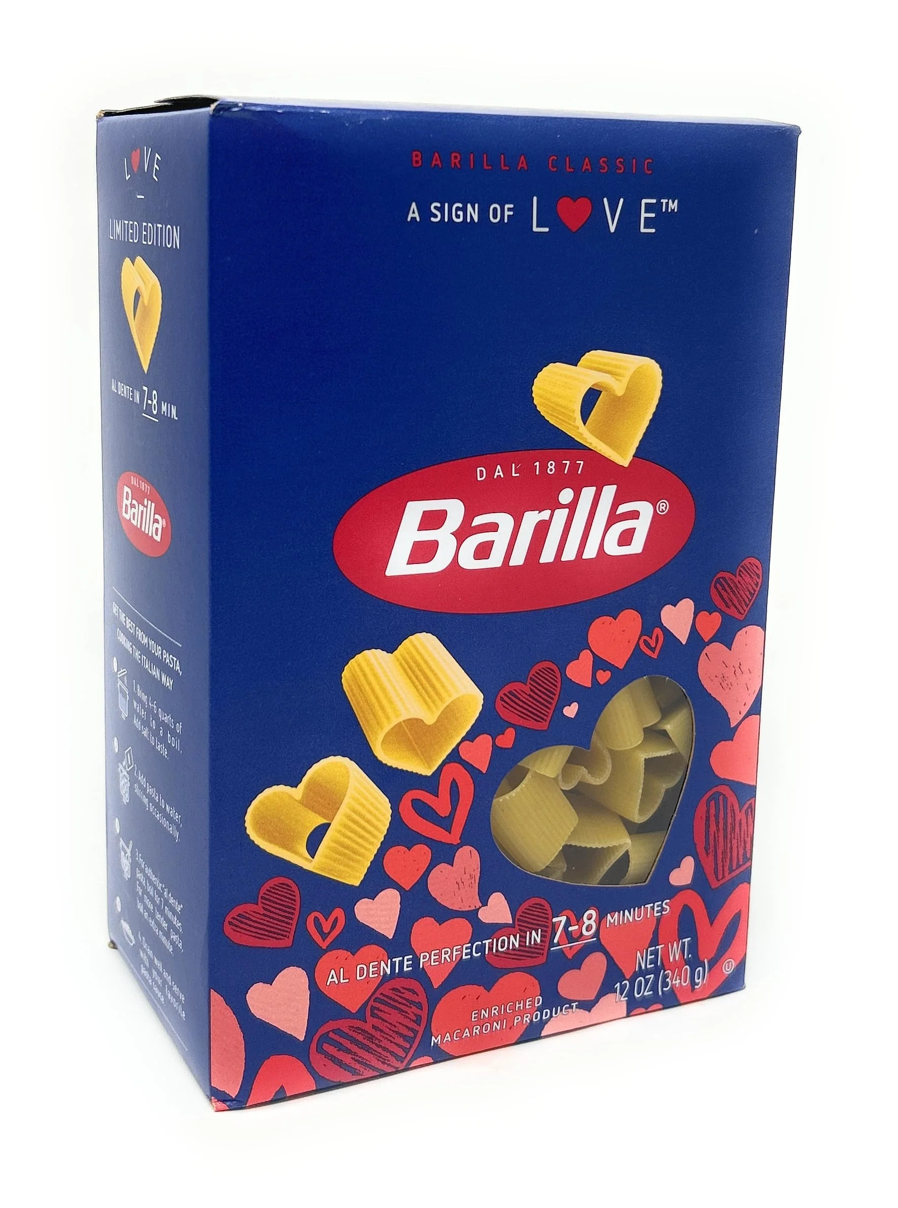 Barilla Sign Of Love Heart Shaped Pasta 12Oz - 1 Box | Walmart (US)