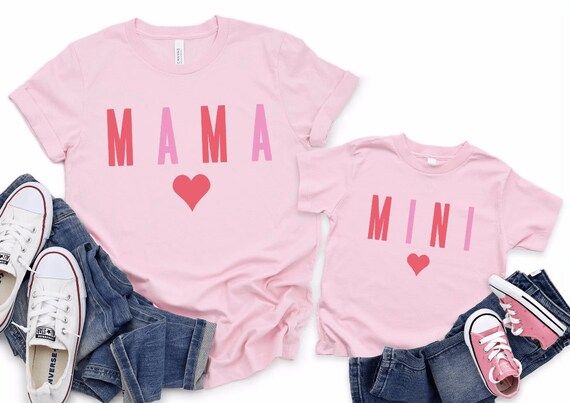 Valentines Mommy and Me Matching Outfits, Valentines Day Mommy and me Shirts, Matching Mommy and ... | Etsy (US)