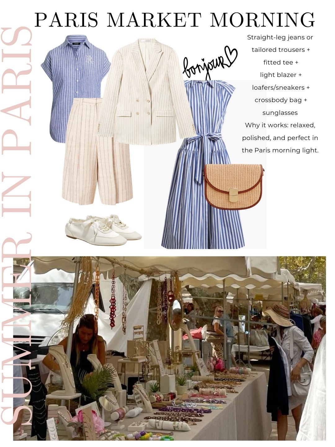 what to wear in paris - summer paris outfits 