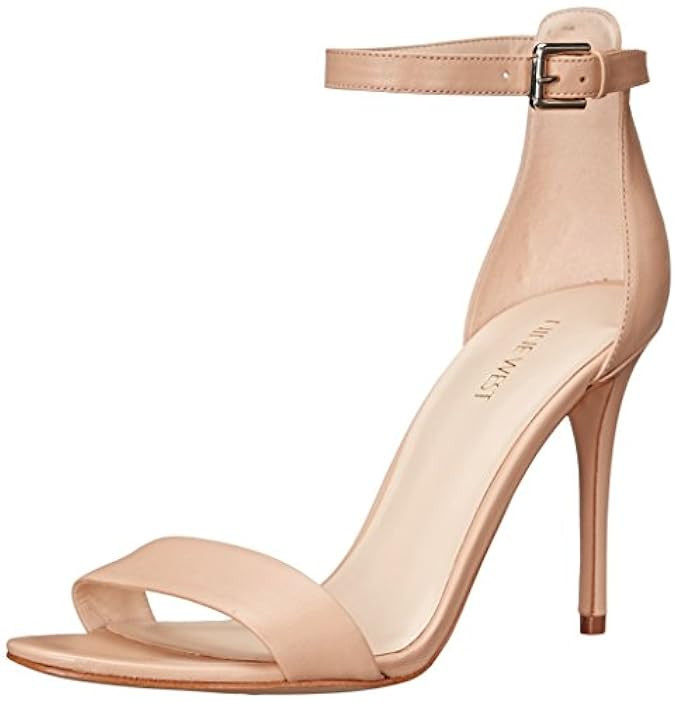 Nine West Women's Mana Leather Heeled Sandal | Amazon (US)