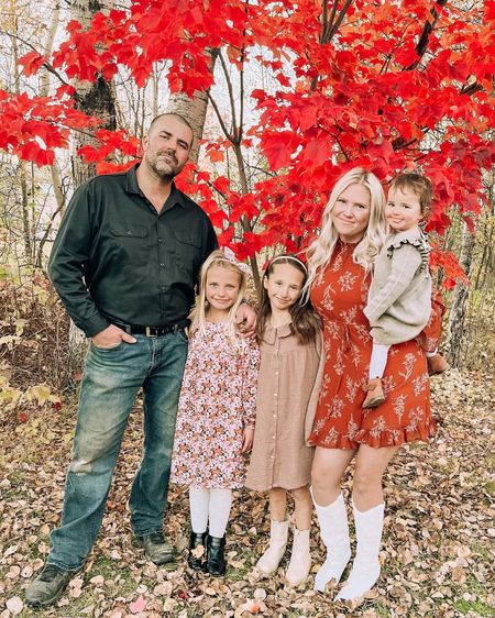 Thanksgiving fall family photos all outfits linked here! #fallphotoshoot #thanksgiving #thanksgivingphotoshoot #fallstyle #falloutfit 

#LTKSeasonal #LTKsalealert #LTKfamily