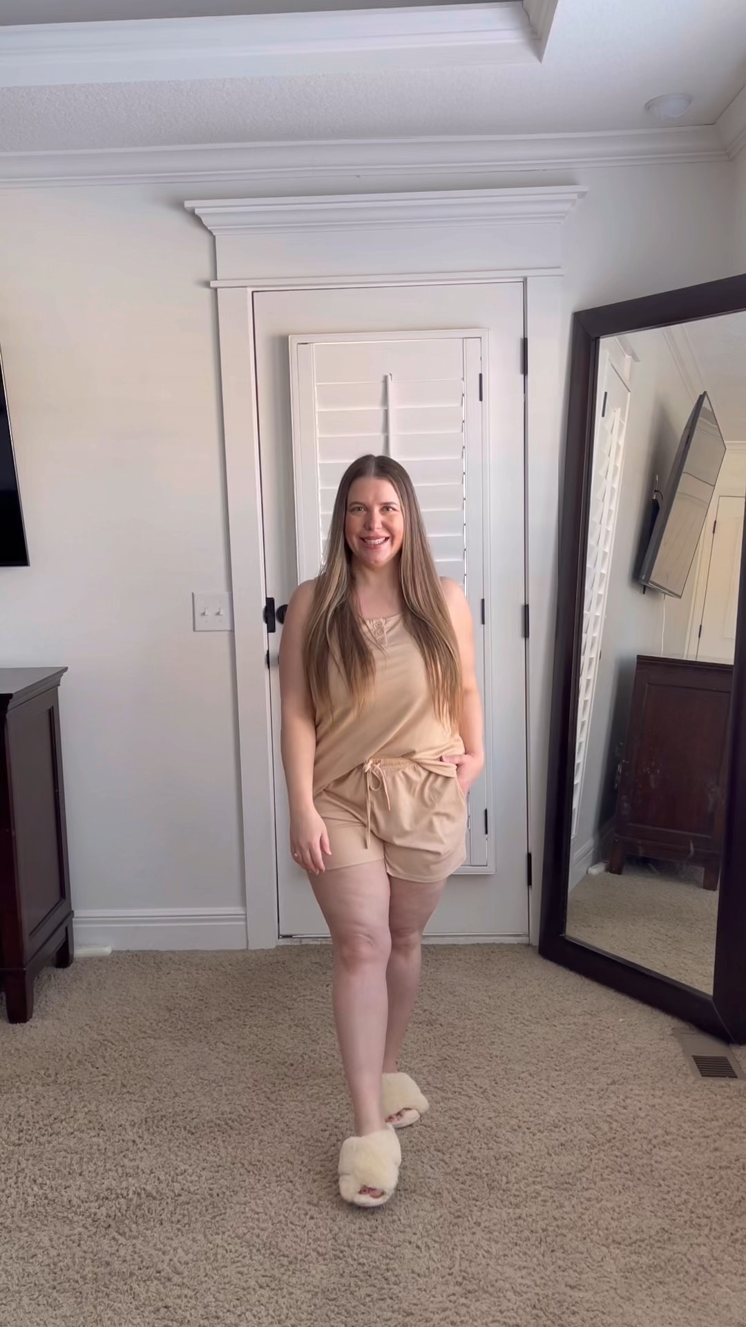 Sleeveless pajamas womens pajamas with shorts and tank top neutral pjs cute pajamas loungewear Tan pajamas beige loungewear amazon fashion amazon finds 

#LTKPetite #LTKWatchNow #LTKFindsUnder50