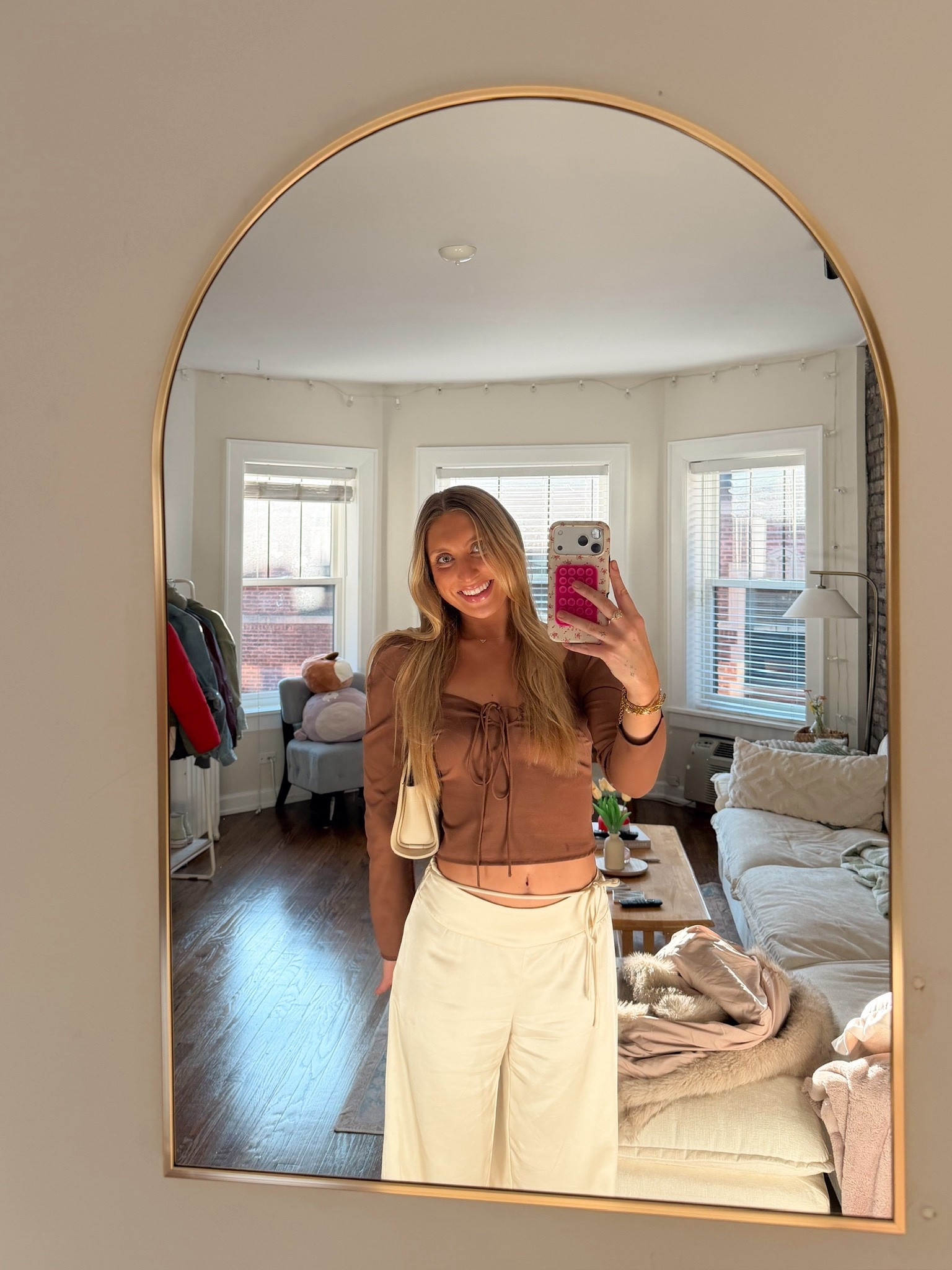 OOTN 🤎 this top is sold out so linking some similar styles! 

You can use the following codes too!!

Princess Polly:  CORA for 20% off 
Jacqmaria: CORA15

#LTKgrwm #LTKootd