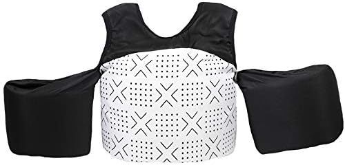 Little Fin Swimmer Float Vest for Pool, White, Black, Mudcloth Aqua Kids Floaty Accessory from 30... | Amazon (US)