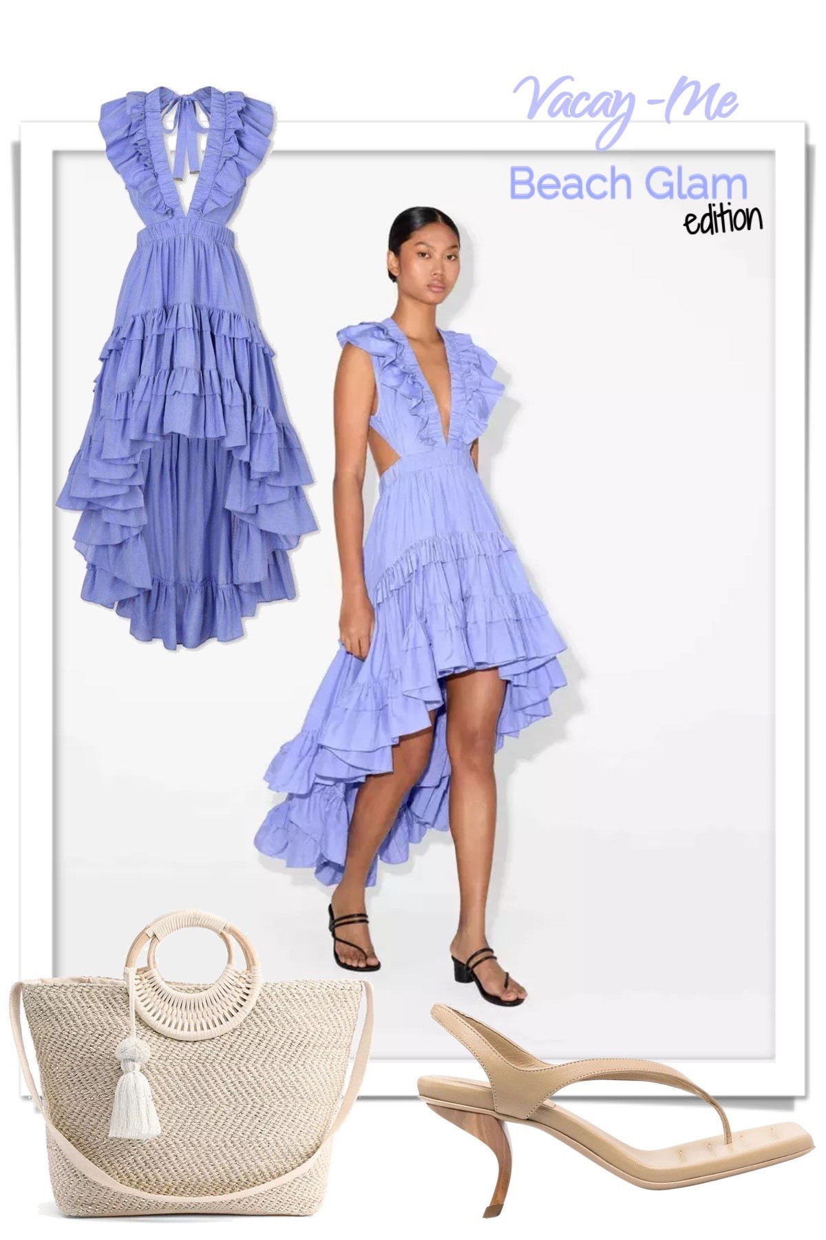 Do you know the designer Magali Pascal? - I am in love with this dress. The color got me first and then the flirty ruffle details. I’d pair this with the America & Beyond beach tote and the Giaborghini Rosie 13 heel in this camel beige with wooden heel accent. Vacay Me now babe! 🤍

Oh and yes it is the Emily in Paris dress 👗 #emilyinparis #fashion #frenchdesigners #magalipascal #luxuryfashion #luxurystyle #brandbabe #giaborghini #italiandesigner 

#LTKTravel #LTKStyleTip #LTKBump