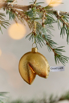 Fortune Cookie Glass Ornament | Anthropologie (US)