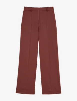 Solene Wide-Leg Wool-Blend Trousers | Selfridges