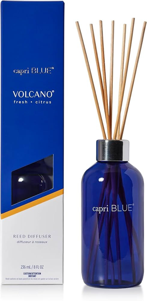 Capri Blue Volcano Reed Diffuser Set - Includes Reed Diffuser Sticks, Fragrance Oil, and Glass Bo... | Amazon (US)