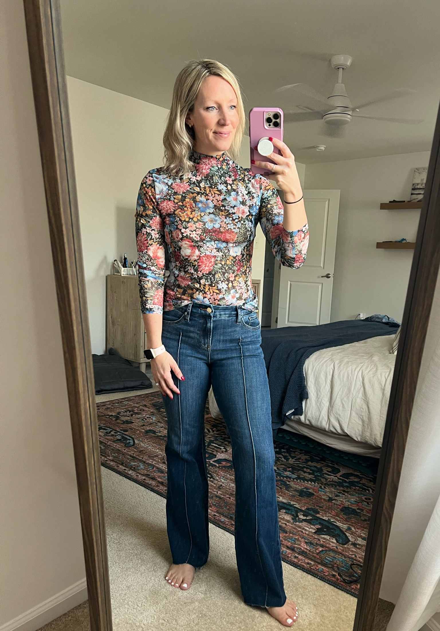 Wearing a small in the top and a small short in the jeans! The cutest outfit for going to dinner with friends 😍 

#LTKFindsUnder100 #LTKOver40