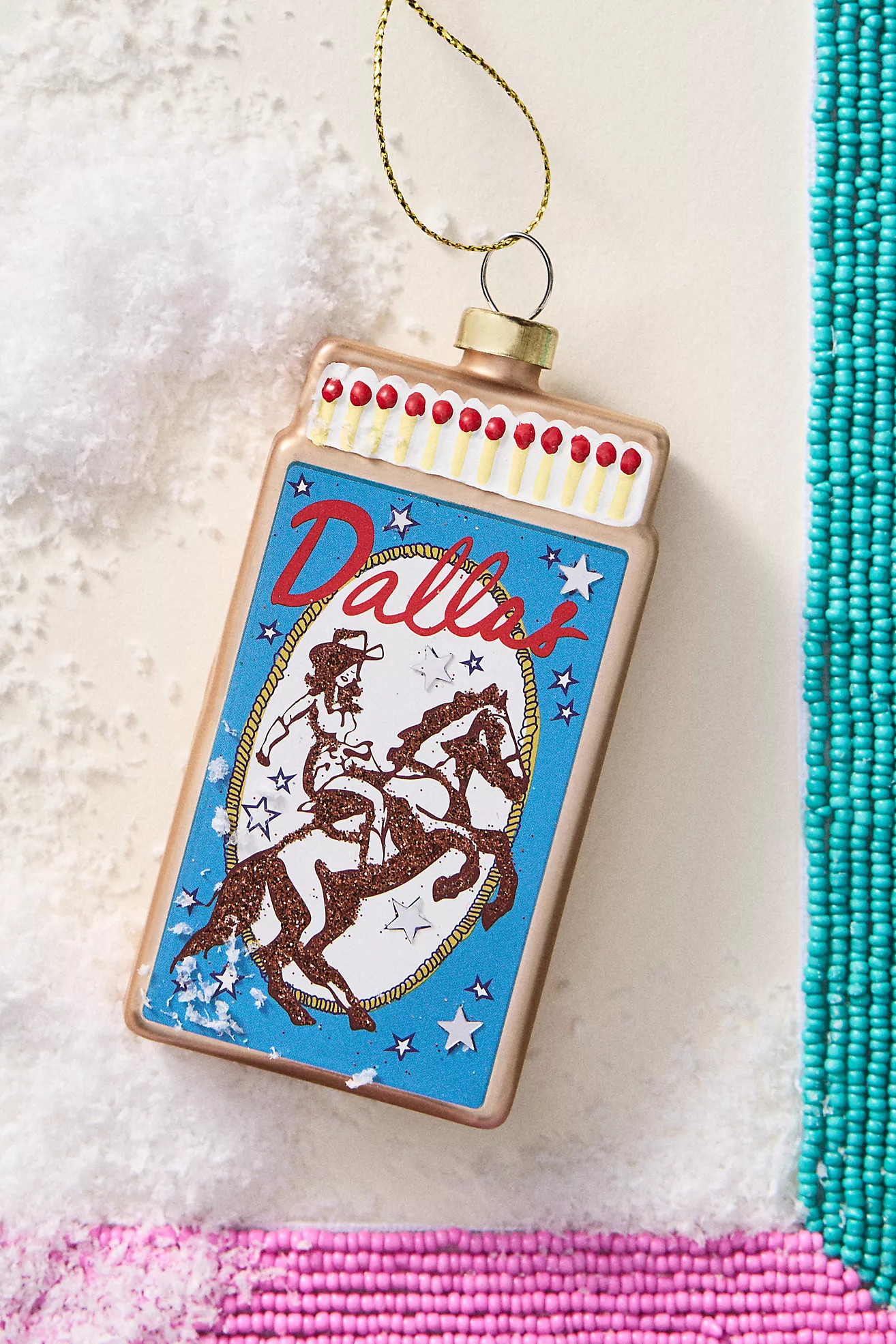 Furbish Studio Matchbook Ornament: Texas Edition | Anthropologie (US)