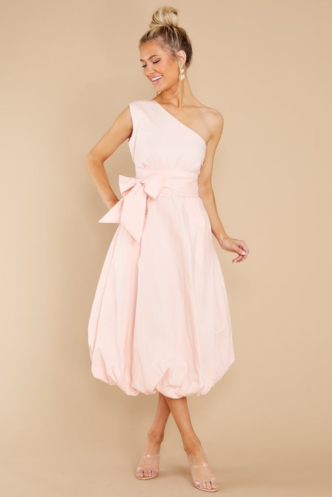 Cheery Times Pink Midi Dress | Red Dress 