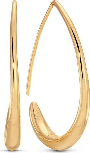 Simple Threader Hoop Earrings | Nordstrom