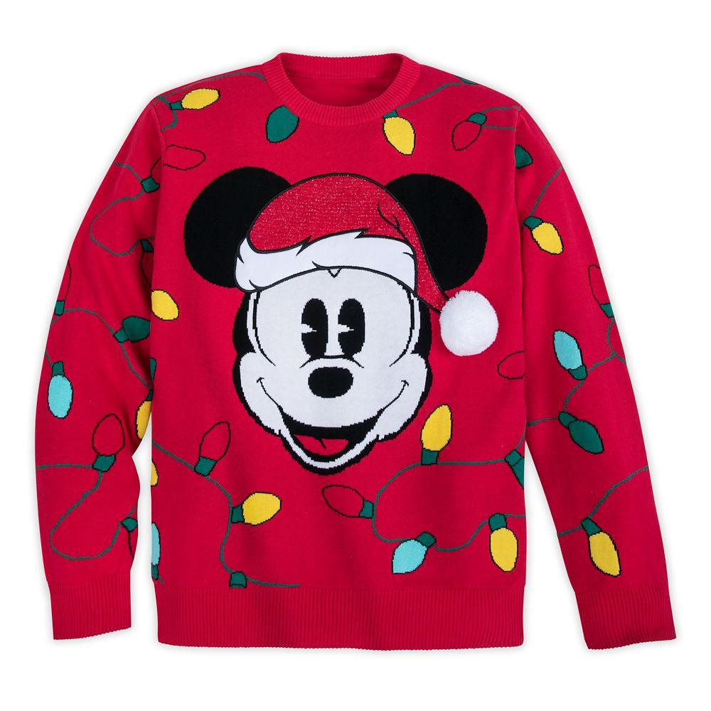 Santa Mickey Mouse Holiday Cheer Sweater for Men Official shopDisney | Disney Store