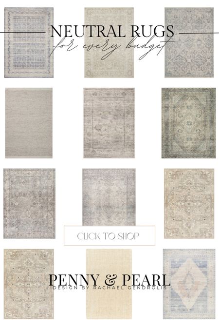 Neutral rugs for every budget from designers like Joanna Gaines, Amber Lewis, Becki Owens and more. Most are under $800 for a 9x12! Shop and save this post for later when you need rug inspo. 

Follow along at @pennyandpearldesign for more home style and interior design ✨



#LTKsalealert #LTKFind #LTKhome
