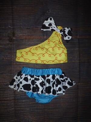NEW Boutique Toy Story Jessie Girls Ruffle Bikini Swimsuit | eBay | eBay US