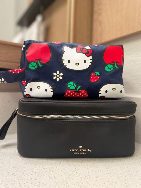 Hello Kitty Baggu and Kate Spade Toiletry cosmetic bags for travel

#LTKFindsUnder50 #LTKFindsUnder100 #LTKTravel