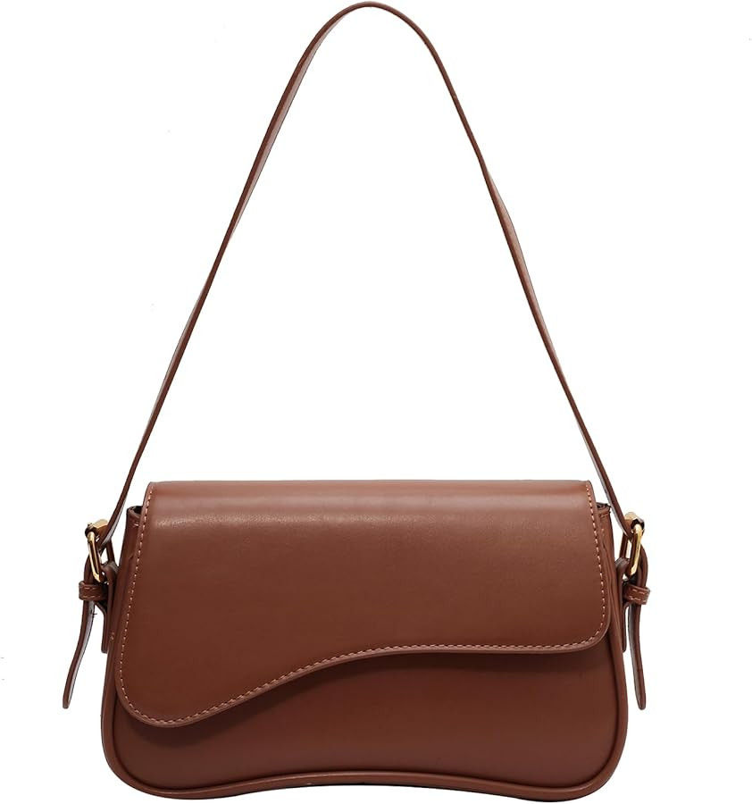 PU Leather Tote Bag for Women with 2 Removable Straps and Zipper Closure | Amazon (US)