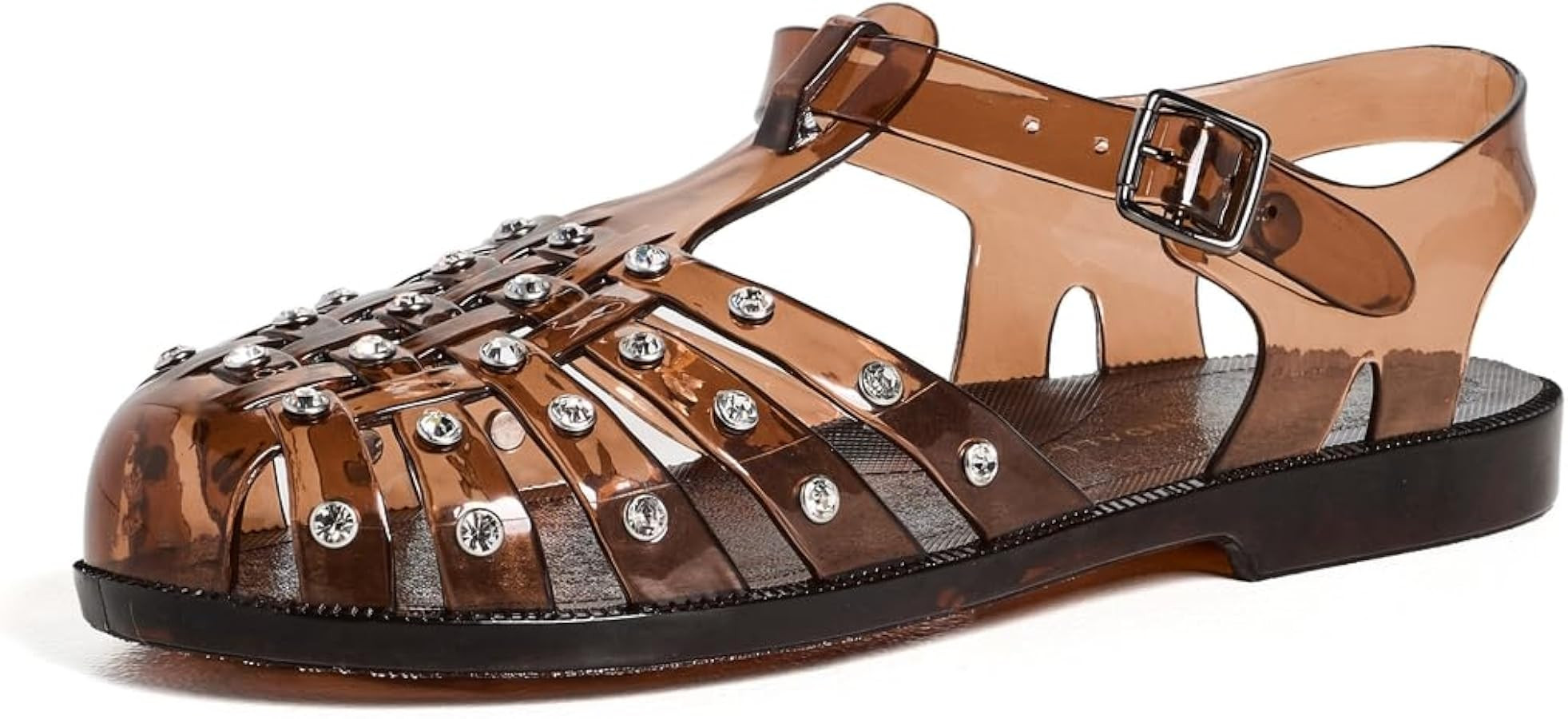 Loeffler Randall Women's Rhys Jelly Sandals with Studs | Amazon (US)