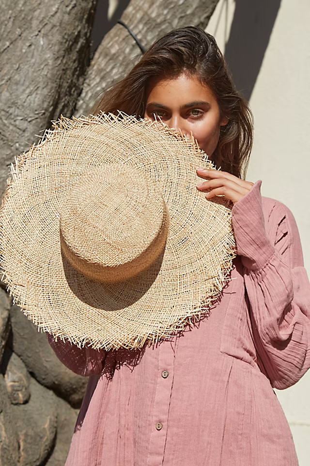 Aruba Fray Straw Boater | Free People (Global - UK&amp;FR Excluded)