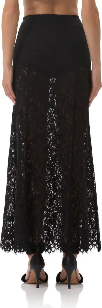 AFRM Oxford Semisheer Lace Maxi Skirt | Nordstrom | Nordstrom
