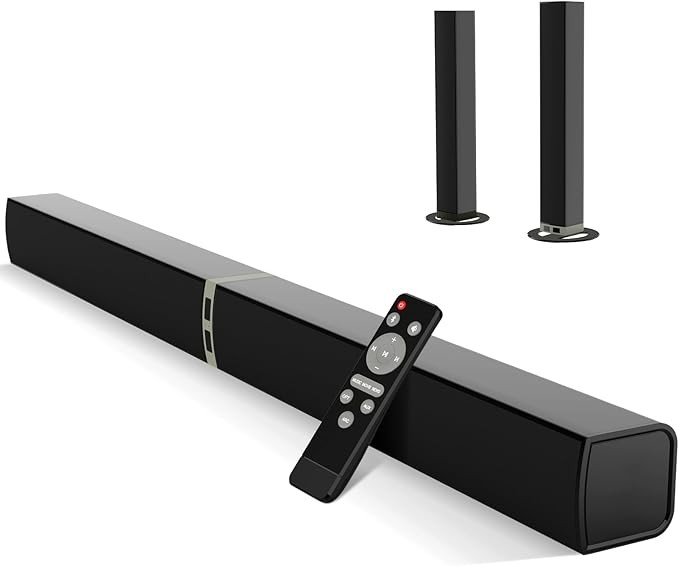 MZEIBO TV Sound Bar, 60W Sound Bars for Smart TV, Bluetooth 5.0 Soundbar for TV, 31.5 Inch Wired ... | Amazon (US)