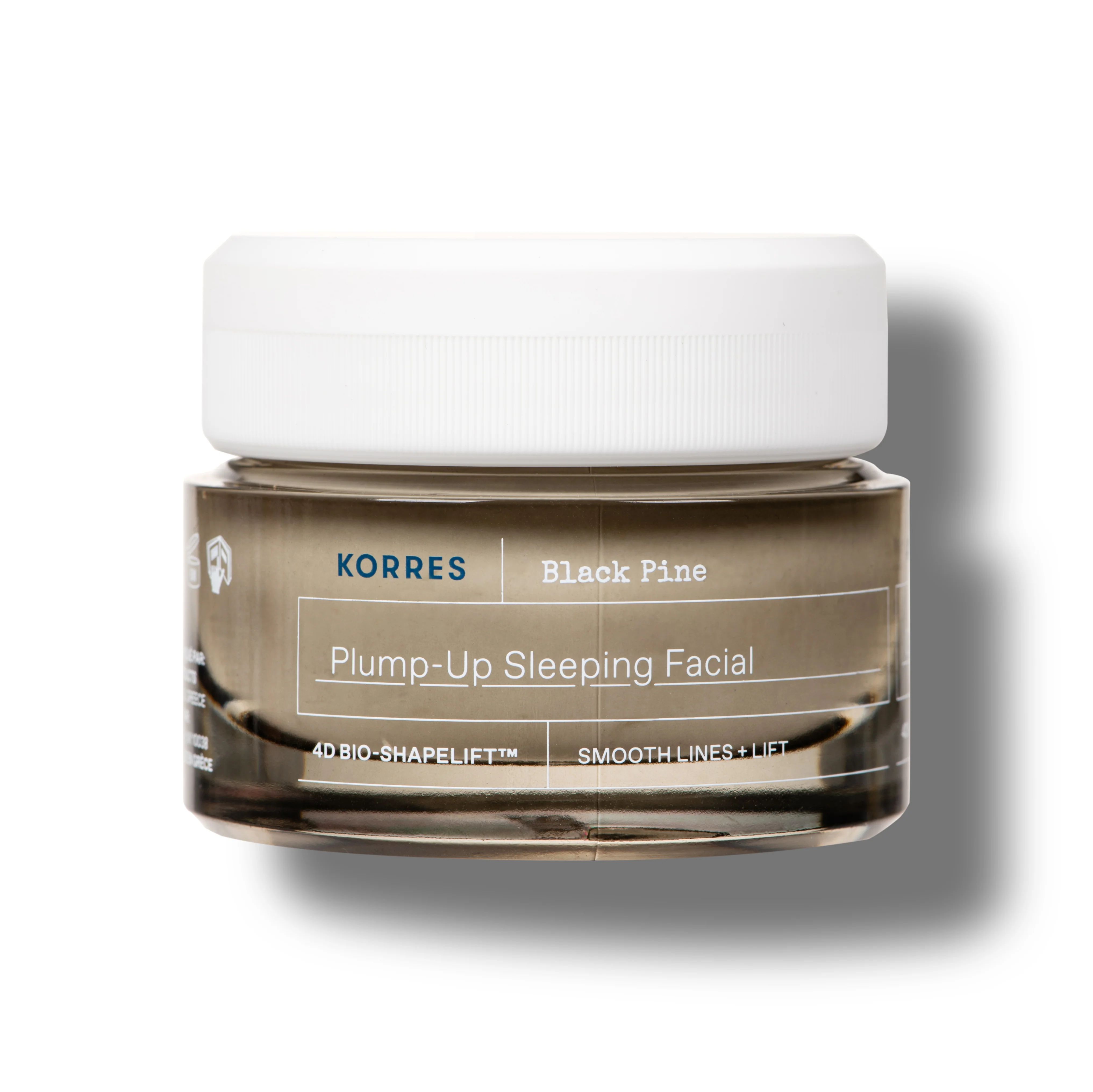 KORRES Black Pine Sleeping Facial |Plumping Skin Cream | KORRES