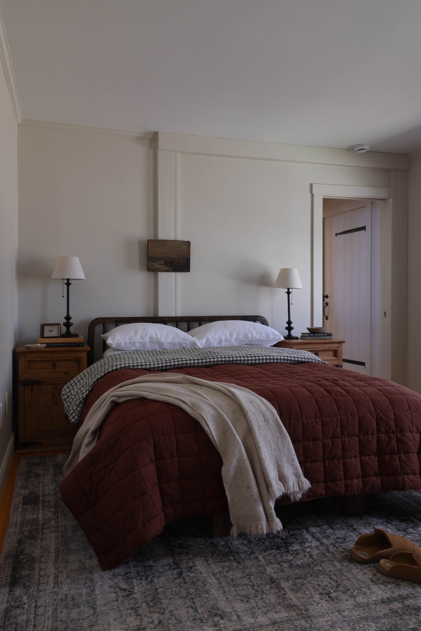 Our bedroom refresh didn’t need much...a warmer paint color (I chose my custom mix that has yet to disappoint me), some original artwork, and linen bedding in the most beautiful colorway. I’ve been raving about @onequince’s linen bedding for years - if you read my sheets review from 2023 then you know. It’s just so soft! I linked all of our bedding, aka my tried and true favorites, on LTK. #quincepartner @shop.ltk #liketkit