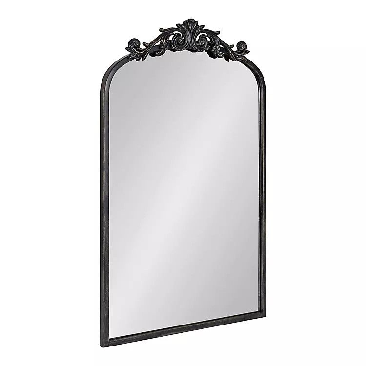 Black Arendahl Arched Mirror - Anthropologie Mirror Dupe | Kirkland's Home