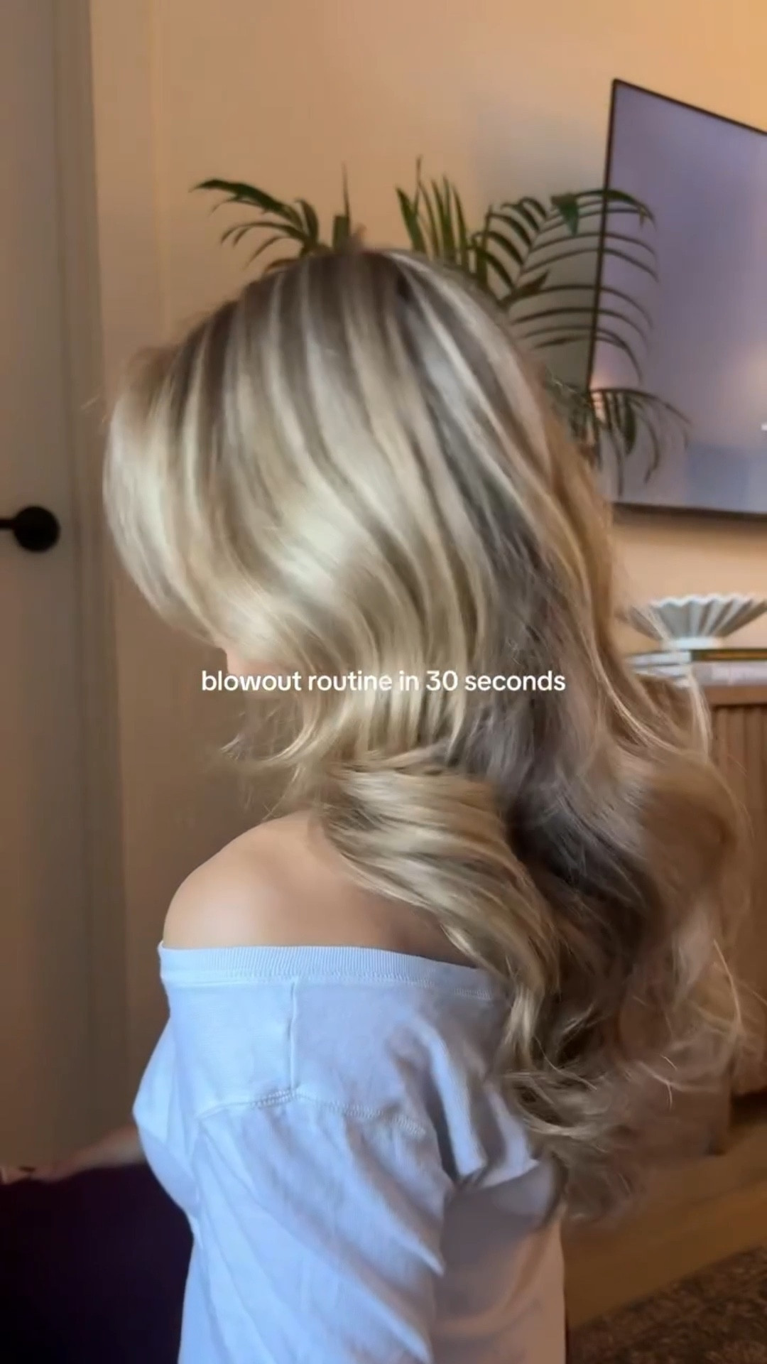 My go to style🤍 #blowout #hairtutorial #t3