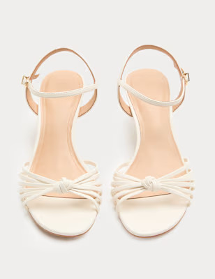 Knot Strappy Stiletto Heel Sandals | Marks and Spencer US
