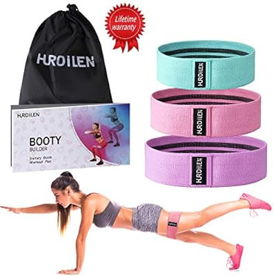 Hurdilen Resistance Bands Loop Exercise Bands Booty Bands,Workout Bands Hip Bands Wide Resistance... | Amazon (US)