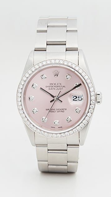 36mm Gents Rolex Date Just Pink | Shopbop