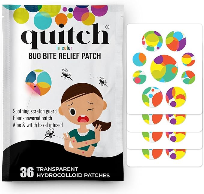 Quitch Mosquito Bite Itch Relief Patch, After Bite Insect Bite Treatment, Anti Itch Cream Alterna... | Amazon (US)