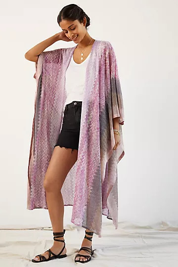 Chevron Duster Kimono | Anthropologie (US)