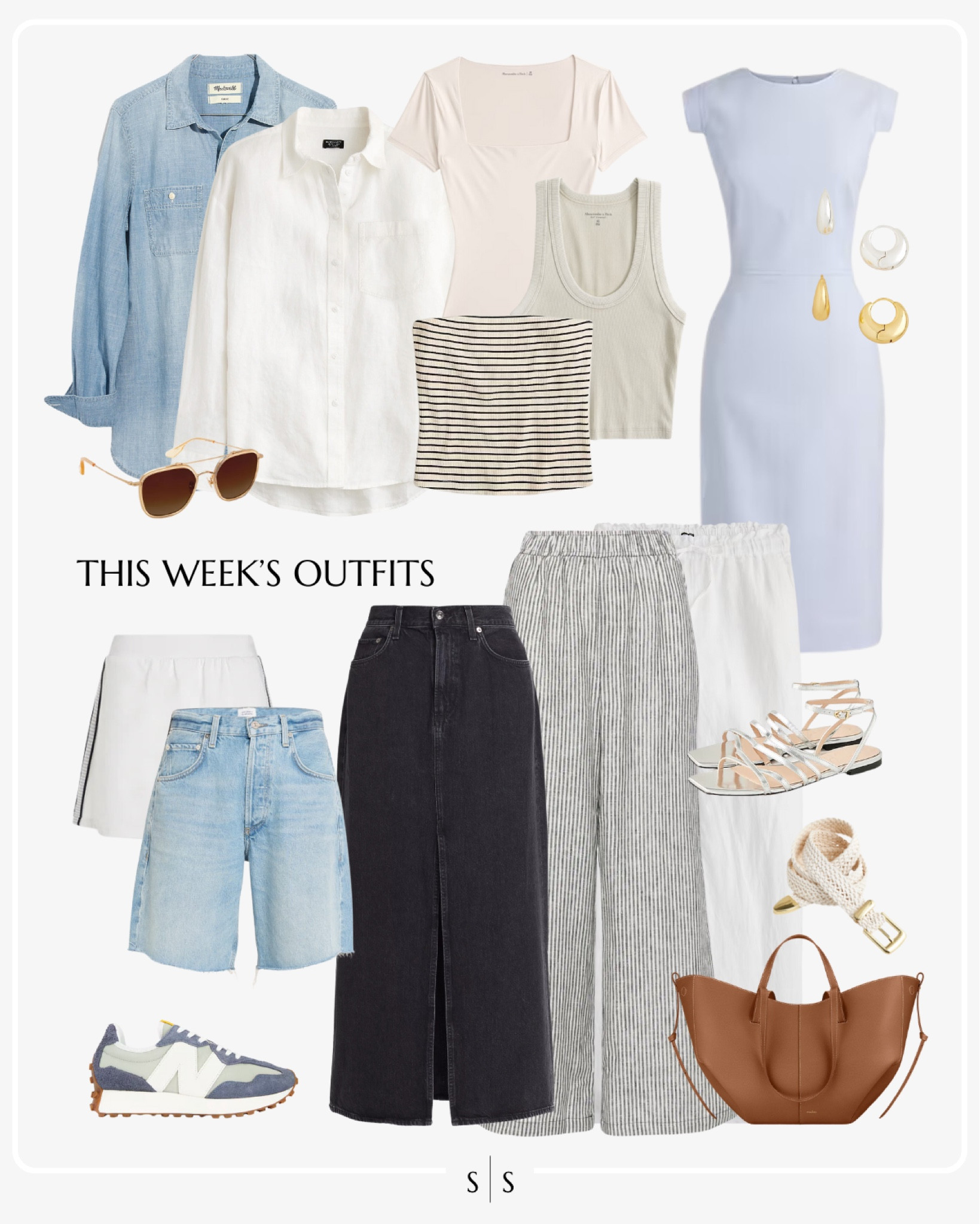 This week’s outfits: a preview of all I’ll be styling the second week in July. View the entire calendar on thesarahstories.com ✨

Chambray top, white button up, tank top, linen dress, denim shorts, tennis skirt, maxi skirt, striped linen pant, Summer accessories 


#LTKStyleTip