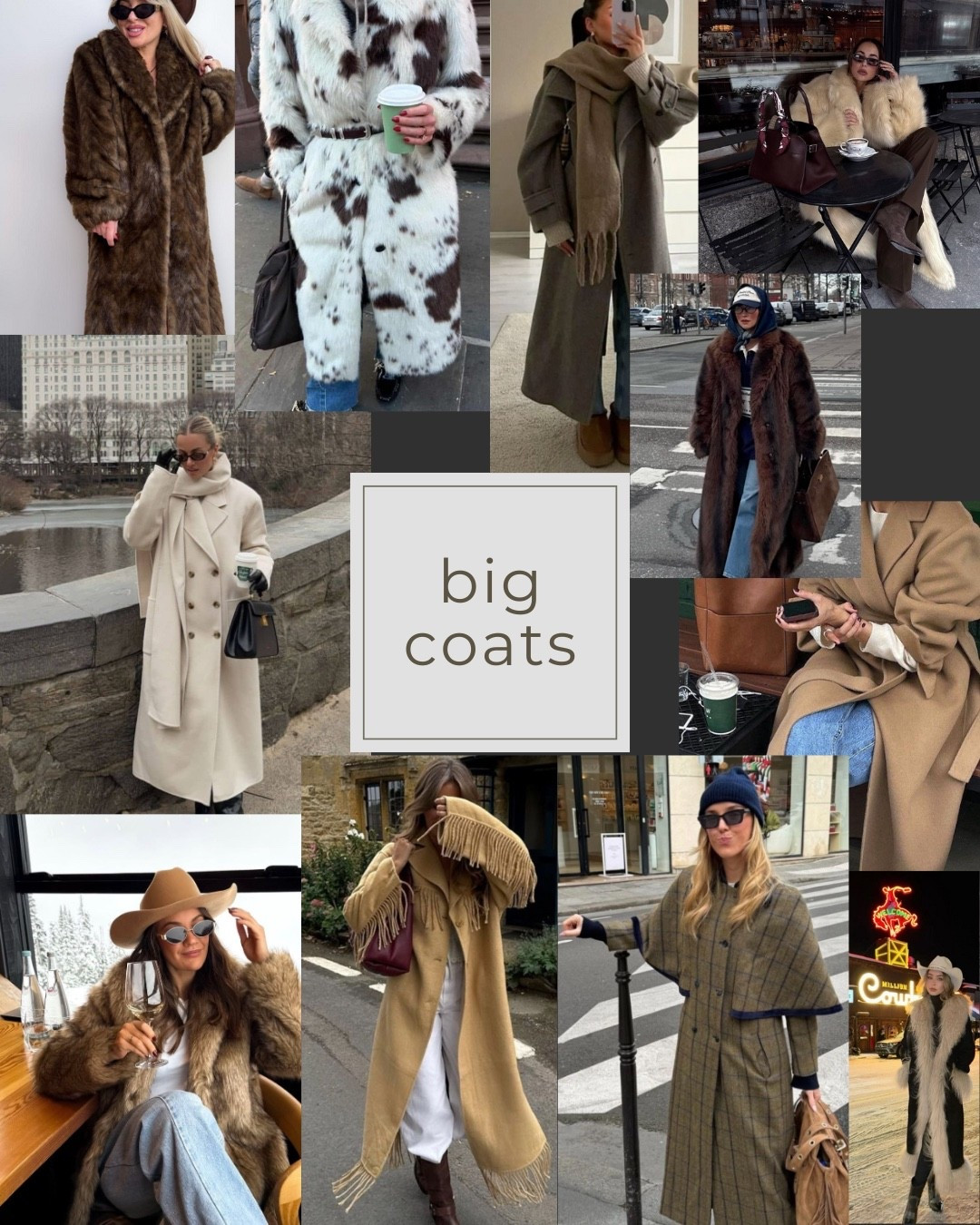 Winter 26 outfit inspo for when you don’t know what to wear- BIG COATS that do the work for you. 

Oversized, statement coats are having a moment — and for good reason. A great coat instantly elevates even the simplest outfit.

Here are some handpicked items that will add to your winter wardrobe! 




.
.
.
.
Winter outfit ideas, winter 2026 fashion trends, winter style, winter fashion

#LTKSeasonal #LTKootd #LTKOver40