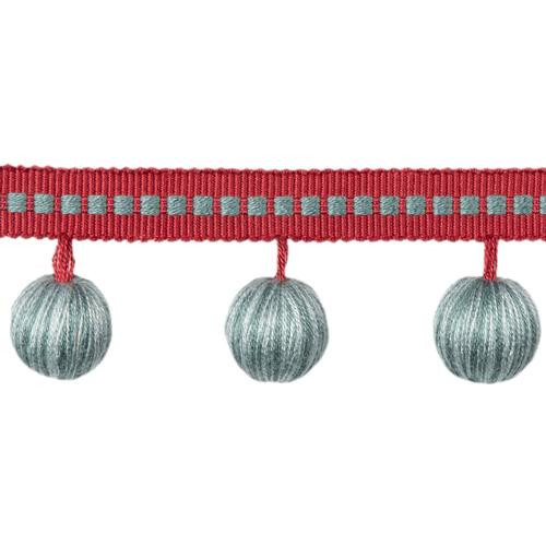 Brunschwig & Fils Claude Ball Fringe Aqua Trim | DecoratorsBest | DecoratorsBest