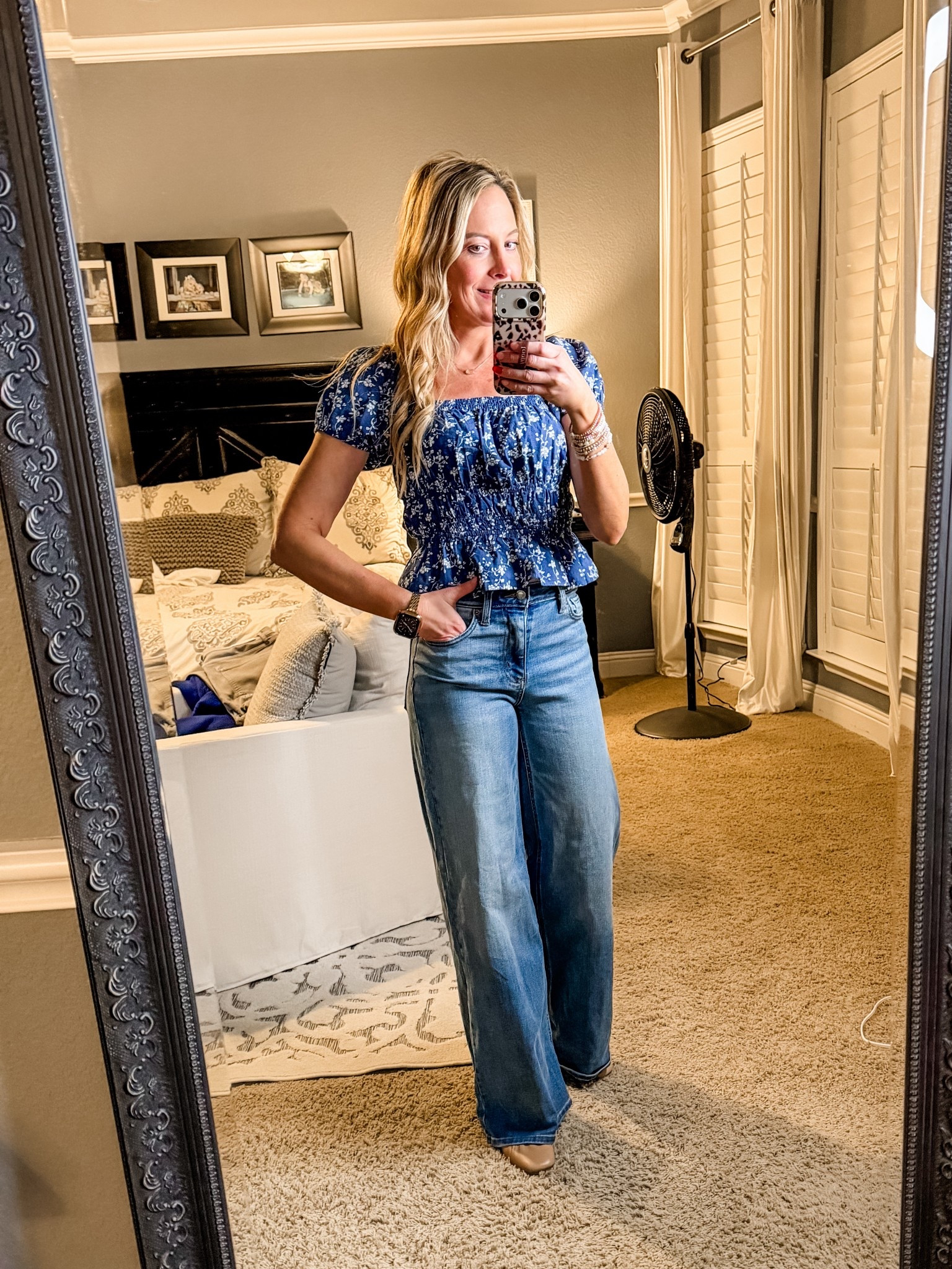 This top is so adorable and look cute paired with any jeans or shorts. I’m wearing a small. 
Peplum top | blouse | spring outfit | summer outfit | casual outfit | date night | jeans | wide leg | Target 



#LTKmomlife #LTKootd #LTKgrwm