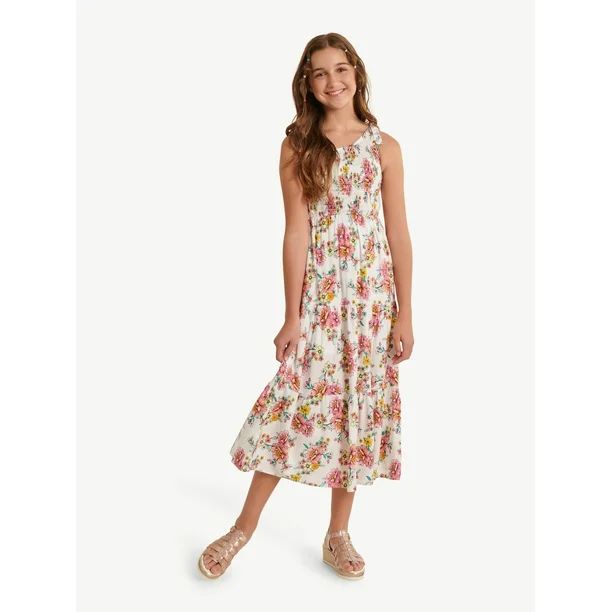 Justice Girls One Shoulder Maxi Dress, Sizes XS-XLP | Walmart (US)