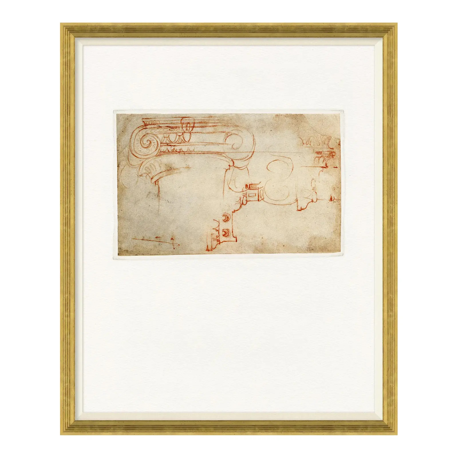 Capital Sketch Framed Art Print | Chairish