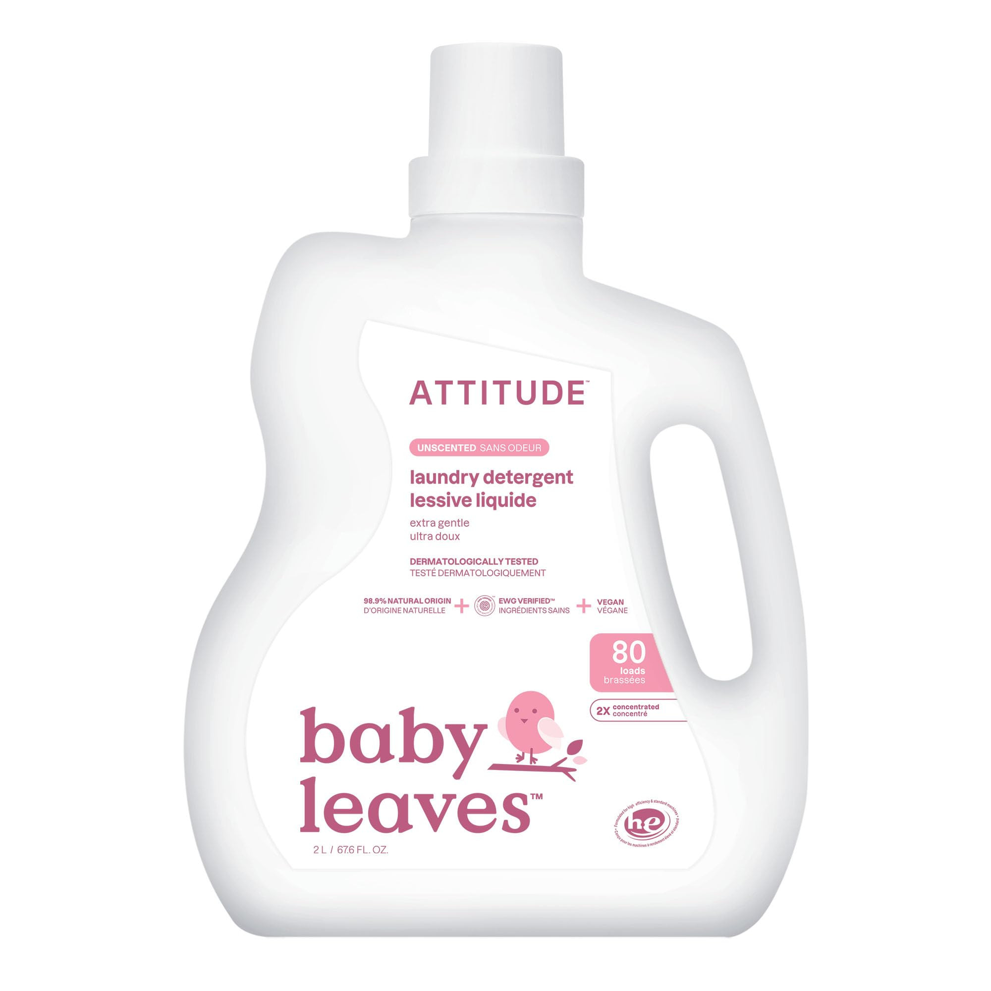 ATTITUDE Baby Laundry Detergent Liquid, Made in Canada, EWG Verified, Safe for Baby Clothes, Infa... | Amazon (CA)